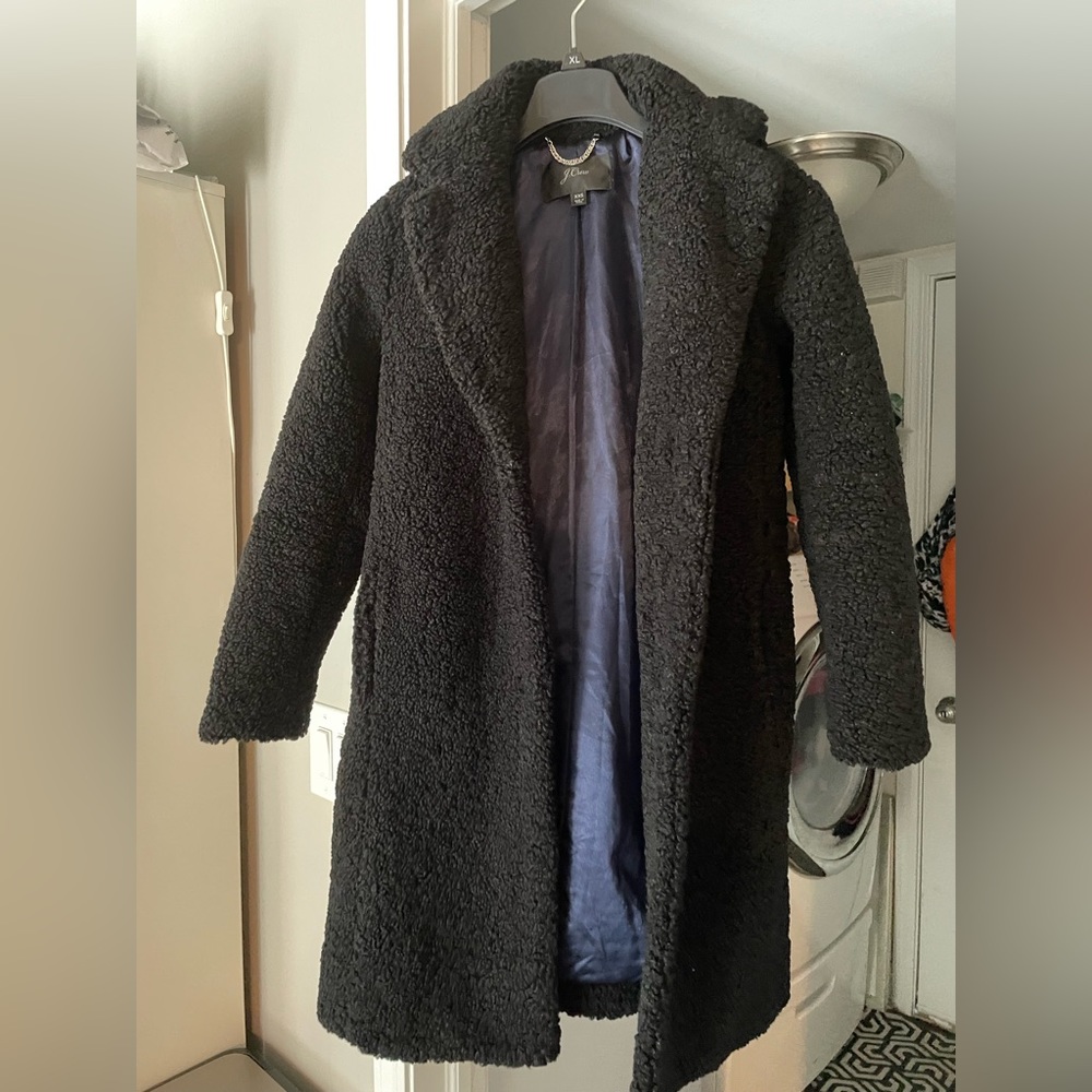J crew Sherpa coat size xxs used in great condition!